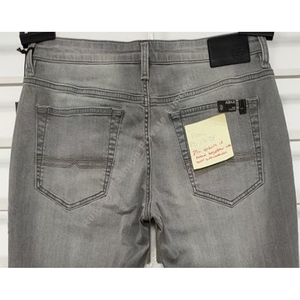 กางเกงยีนส์ขายาวสำหรับผู้ชายทรงตรงมีกระดุมขนาดใหญ่สำหรับฤดูร้อนสีอ่อน - Product Image 4