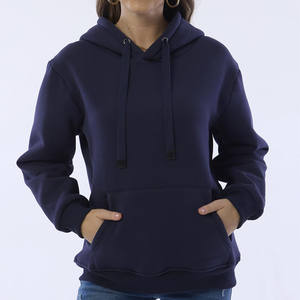 CASUAL Solid Knitted Hoodies for Woman Stylish & Comfortable Sweatshirt Perfect for Everyday Wear Custom Logo Printing Hoodies - Product Image 1