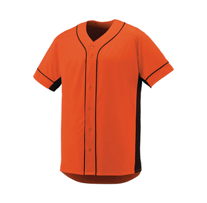 Maillot de baseball uni OEM haut de gamme en polyester respirant, chemise entièrement boutonnée, broderie personnalisée, patch, vente en gros directe usine - Product Image 3