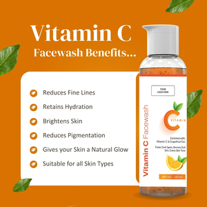 Gel limpiador facial con vitamina C OEM, etiqueta blanca, marca privada - Product Image 3