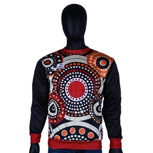 Sweat-shirt à capuche unisexe en polaire solide en polyester/coton respirant avec fermeture éclair pour l'hiver et Noël - Product Image 6