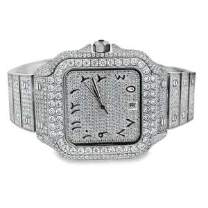 Top marca de lujo Bling cuarzo cuadrado hombres reloj Relojes Hip Hop oro completo diamante Iced Out reloj moda Hip Hop diamante reloj - Product Image 2