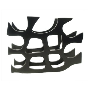 Solid Wood Wine <b>Rack</b> with Natural Finish for <b>Bar</b> Party Decorative - Product Image 4