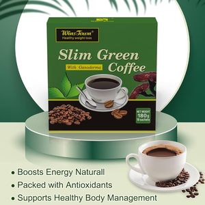 Extracto de Café Verde Ganoderma Slim Premium en Polvo, 10 Mezclas Naturales para la Salud, Grado Alimenticio, 180 g (18 Sobres) - Product Image 4