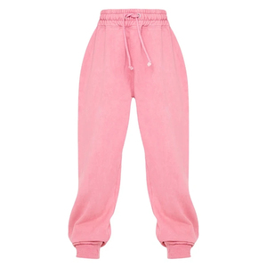 Pantalons amples et pantalons pour femmes de la mode urbaine, fabrication de haute qualité, pantalons en molleton de coton confortables pour femmes, service OEM - Product Image 1