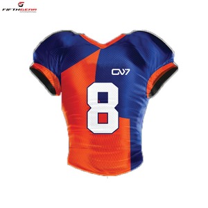 2025ชุดเครื่องแบบอเมริกันฟุตบอลของผู้ชายชุดเสื้อแขนสั้นระบายอากาศไซส์ใหญ่พิเศษ - Product Image 1