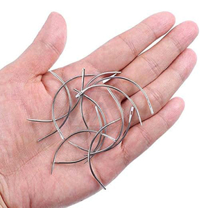 Aiguilles incurvées de TYPE C Aiguilles à coudre de fil de tissage de cheveux - Product Image 2