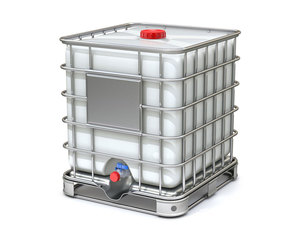 Conteneurs IBC en acier inoxydable sur mesure de 2000 L pour poudre avec fond conique - Product Image 4