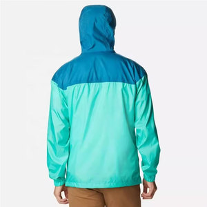 Veste coupe-vent moderne en nylon légère à capuche zippée pour la course – Commande en gros, vêtements personnalisés - Product Image 3