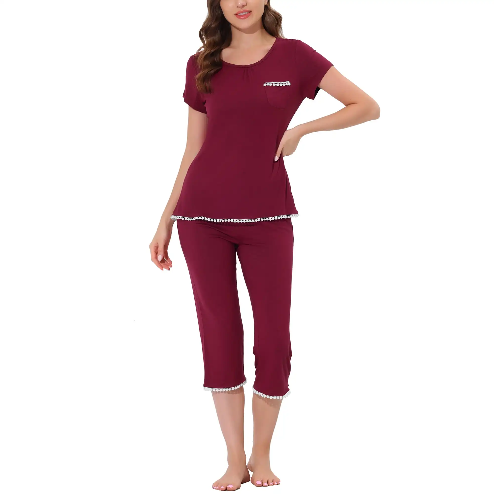 New Arrival Wholesale Sleepwear Women Pyjama 2 Piece Pajama Shorts Sets Soft Cotton Pajamas For Women Set