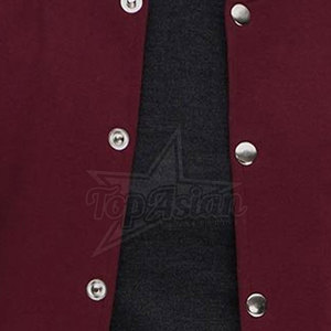 Chaqueta con letras de color personalizado para hombre, nuevo diseño, ropa de calle cálida de invierno con cuello levantado - Product Image 6