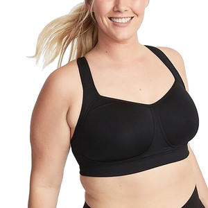 Sujetador deportivo con cremallera para mujer 2025, logotipo personalizado de alta calidad, ropa activa de Yoga, sujetador transpirable sin costuras a bajo precio - Product Image 1