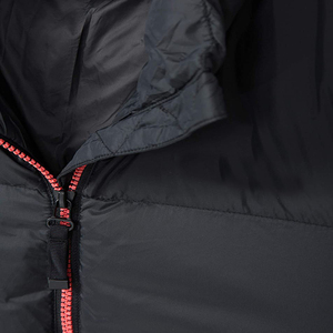 Veste matelassée noire unie personnalisable OEM pour femmes, tissu en polyester et coton respirant, manteau à bulles de grande taille imperméable à quantité minimale de commande bas - Product Image 4