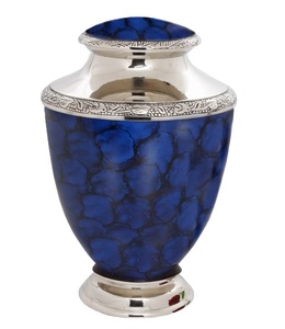 URNE DE CRÉMATION TORPHY DE FEU DORÉ ET NOIR URNE DE CRÉMATION FUNÉRAIRE EN MÉTAL POUR ADULTE POUR CENDRES HUMAINES - Product Image 6