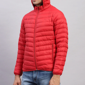 Vestes élégantes à capuche pour hommes Veste bouffante pour hommes Vêtements d'extérieur matelassés chauds parfaits pour les sports de plein air d'hiver Style urbain - Product Image 3