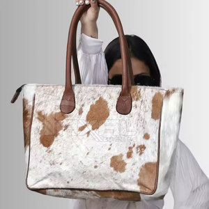 Sac à main en cuir de vachette le plus vendu Style unique Qualité supérieure et durable avec fermeture à glissière Produit chaud - Product Image 2