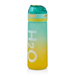 H2O 800 ml Botella de agua de plástico verde 76026 - Product Image 1