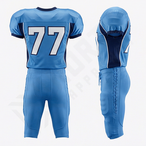 Camiseta de Fútbol Personalizable y Transpirable para Hombre, con Nombre y Número del Equipo, Tallas Grandes, Ropa Deportiva de Fútbol Americano - Product Image 2