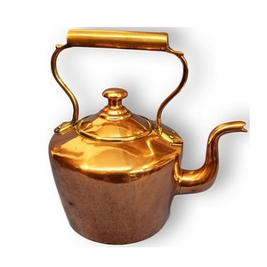 Wholesale <b>Copper</b> Tea Coffee Kettle Customized Size And Shape Decorative Water Kettle For Home Hotel And Restaurant Use - Product Image 1