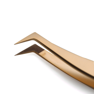 Pinzas Profesionales de Acero Inoxidable para Extensión de Pestañas, Punta de Fibra, Agarre Perfecto, Antideslizantes, Duraderas - Product Image 2