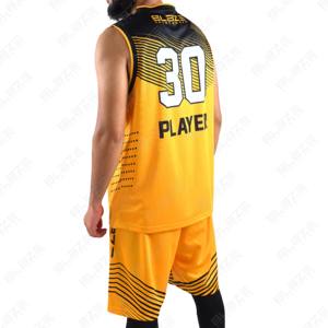 OEM 2025 2026 Nuevo estilo Uniformes de baloncesto Diseño personalizado Sublimación Uniforme de baloncesto Hombres Jersey Conjunto de ropa de baloncesto - Product Image 3