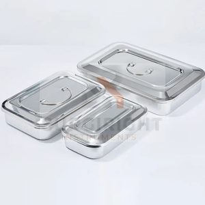 Disinfection <b>Box</b> Thickened Stainless Steel Covered Tray BY Surgiright Instruments - Product Image 5