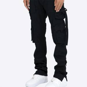 Pantalones Cargo de cuero Premium para hombre, cómodos y prácticos, perfectos para ropa informal y formal M - Product Image 2
