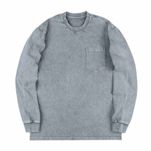 Vintage Acid Wash Oversized para hombres Unisex Streetwear Pullover Parejas Sudaderas - Product Image 5