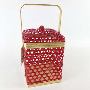 2024 CESTA DE REGALO DE BAMBÚ HECHO A MANO DISEÑO CREATIVO VENTA CALIENTE CONTENEDOR DE REGALO DE BAMBÚ PRECIO BAJO DE VIETNAM - Product Image 5