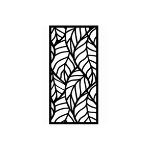 <b>Privacy</b> Landscape Black Powder Coated Metal Garden <b>Screen</b> Laser Cut Design for Decorative Use Garden Decor Metal Garden <b>Screen</b> - Product Image 2