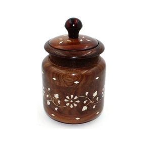 Metal Decor Round <b>Storage</b> Jar with Lid Food Species Dry Fruits <b>Storage</b> <b>Container</b> Jar Home Hotel Restaurant <b>Kitchen</b> Decoration - Product Image 5