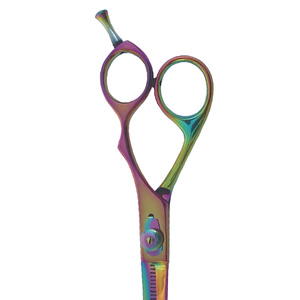 Tijeras profesionales de peluquería de 30 dientes superventas, acero inoxidable de alta calidad, afiladas y romas ajustables de Pakistán - Product Image 5