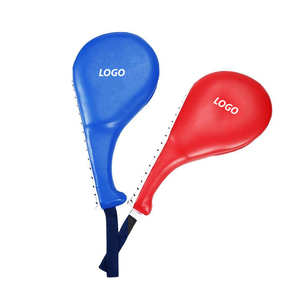 Target de boxe Kick Pad en cuir pu Logo personnalisé Coussinets d'entraînement factice pour entraînement logo personnalisé - Product Image 1