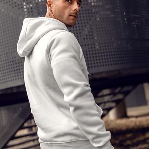 Sweat à capuche pour hommes 100% coton de haute qualité avec poches élégantes Design sportif respirant pour les sports d'hiver Prix de gros - Product Image 4