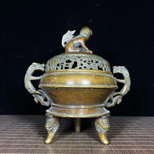 Brûleur d'encens en laiton pour Bakhoor, style arabe, 100% naturel, usage religieux, crée un arôme pour la maison et les bureaux - Product Image 5