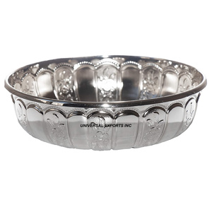 ชามช็อคโกแลตสำเร็จรูปสีเงินทรงกลมดีไซน์เนอร์ชามใส่ช็อคโกแลตแนวแฟนซีแบบใหม่ - Product Image 1