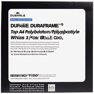 Durable DURAFRAME Magnetic Top A4 Polyethylene/Polypropylene Whiteboards 5 Pcs/pack Black Color - Product Image 2