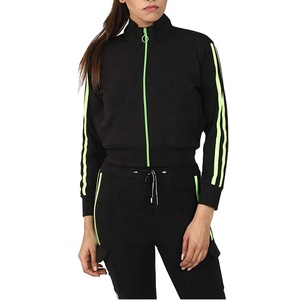 ชุดวอร์มผู้หญิงผ้าเทอร์รี่เนื้อนุ่มเพื่อความสบาย ชุดลำลองผู้หญิงพร้อมแจ็คเก็ตคอสูงแบบมีซิป 2026 - Product Image 2