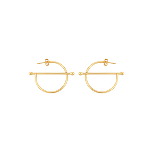 Boucles d'oreilles en laiton de haute qualité, plaquées or, nouveau design, pour femmes, boucles d'oreilles dorées pour cadeau, boucles d'oreilles en vente, bijoux faits à la main - Product Image 1