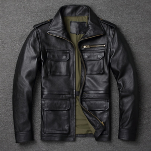 Custom <b>Men</b> <b>Leather</b> <b>Jacket</b> Pakistan Made Top Product <b>Leather</b> <b>Jacket</b> For <b>Men</b> - Product Image 6