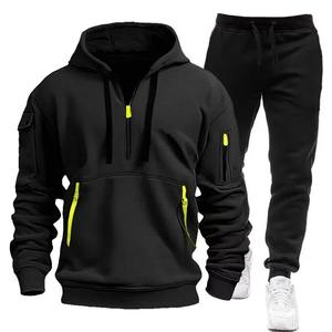 Chándal de Algodón 100% para Hombre, Diseño Personalizado, Venta Caliente de Fábrica, Talla Grande, Ropa Casual de Moda para Invierno, Chándales Lisos - Product Image 4