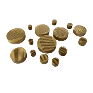 Rejillas de ventilación de núcleo ranuradas paralelas de latón macizo de grado para muebles decorativas de larga duración y fáciles de ajustar - Product Image 4