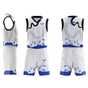 Ensemble de maillots de basketball de haute qualité pour hommes Impression numérique Chemise de sport personnalisable Tops et shorts Caractéristiques respirantes - Product Image 6