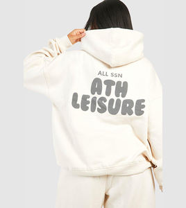 Conjunto Deportivo de Dos Piezas con Capucha para Mujer, Talla Grande, Diseño Moderno, Informal, Transpirable y Ecológico, Pantalones Deportivos con Capucha - Product Image 4