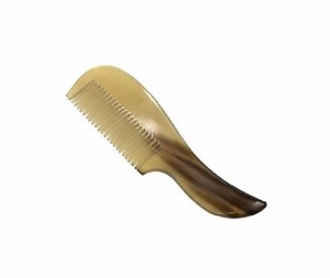 Handle Black <b>Buffalo</b> <b>Horn</b> Wide Tooth Comb <b>BUFFALO</b> <b>HORN</b> HAIR COMB NATURAL <b>HORN</b> COMB Customized Size and Design From India - Product Image 5