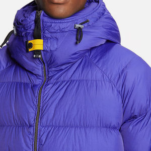 Blouson d'hiver matelassé pour homme personnalisé brillant avec capuche, décontracté, en duvet, grande taille, logo frontal pour une utilisation en extérieur, vestes pour homme - Product Image 6