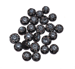 Custom Made 8mm Venetian Themed Chevron Acrylic <b>Beads</b> <b>Assorted</b> Designs and Colors for Jewelry Resale - Product Image 2