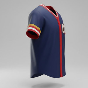 Maillot de baseball personnalisé haut de gamme, confectionné avec un tissu léger et confortable, idéal pour les matchs, les séances d'entraînement et l'usage quotidien. - Product Image 3