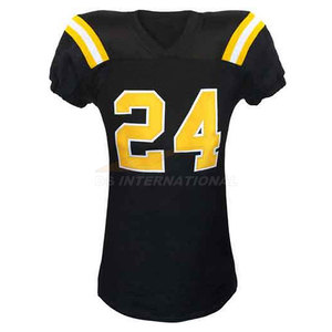 Camisetas de fútbol americano personalizadas de alta calidad para hombres uniformes de entrenamiento de poliéster de sublimación transpirable de secado rápido - Product Image 5