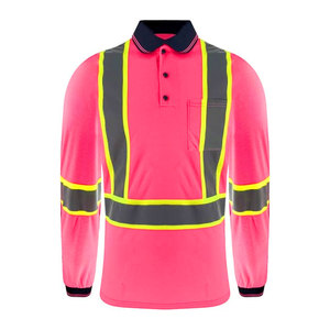 โปโลแถบสะท้อนแสงสำหรับงานก่อสร้างโปโลโปโลโปโลโปโลโปโลเพื่อความปลอดภัยในการจราจรเพื่อความปลอดภัยในโกดังโปโล - Product Image 6